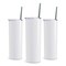 ProSub 20oz Straight Skinny Tumbler Sublimation Blanks - Gloss White
